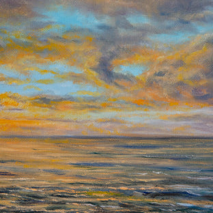 Evening by the Ocean by Olena Nabilsky |   Closeup View of Artwork 