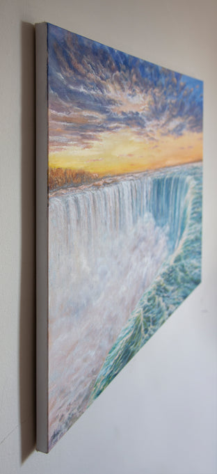 Niagara by Olena Nabilsky |  Side View of Artwork 