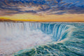Original art for sale at UGallery.com | Niagara by Olena Nabilsky | $3,150 | oil painting | 24' h x 36' w | thumbnail 1