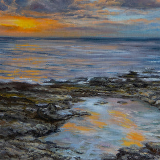 Reef at Sunset by Olena Nabilsky |   Closeup View of Artwork 