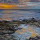 Original art for sale at UGallery.com | Reef at Sunset by Olena Nabilsky | $275 | oil painting | 11' h x 14' w | thumbnail 4