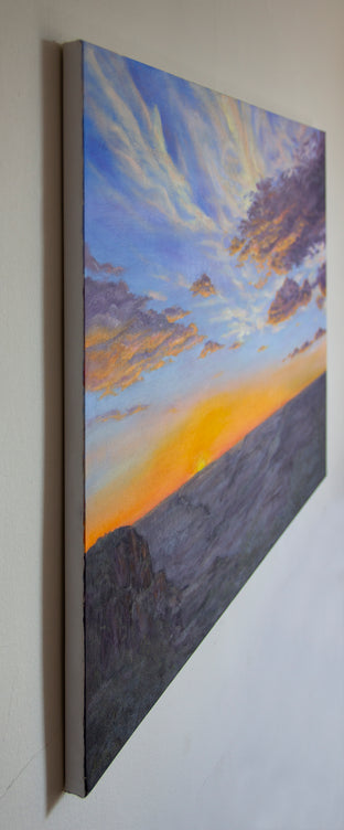 Sunset by Olena Nabilsky |  Side View of Artwork 