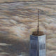 Original art for sale at UGallery.com | The One Tower by Olena Nabilsky | $3,200 | oil painting | 24' h x 36' w | thumbnail 4