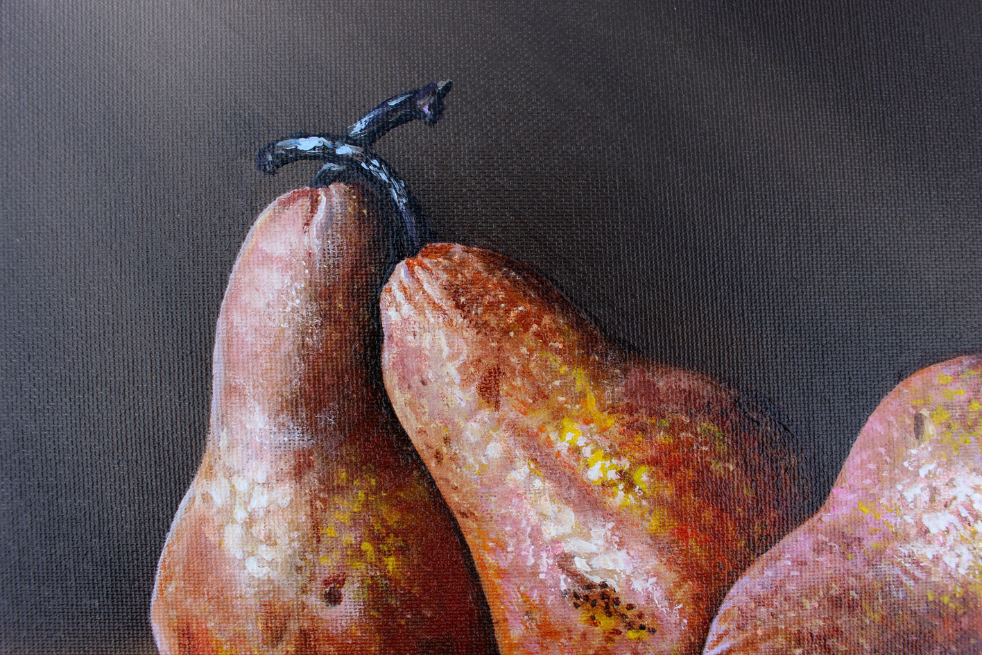 Brown Pears by Art Tatin |  Closeup View of Artwork 
