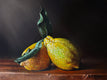 Original art for sale at UGallery.com | Lemons by Art Tatin | $325 | oil painting | 6' h x 8' w | thumbnail 1
