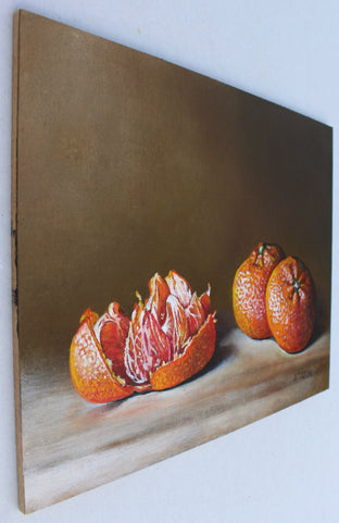 Mandarines by Art Tatin |  Side View of Artwork 