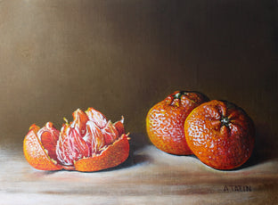 Original art for sale at UGallery.com | Mandarines by Art Tatin | $325 | oil painting | 6' h x 8' w | photo 1