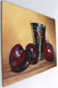 Original art for sale at UGallery.com | Plums and a Silver Cup by Art Tatin | $375 | oil painting | 8' h x 10' w | thumbnail 2