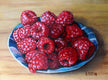 Original art for sale at UGallery.com | Raspberries by Art Tatin | $325 | oil painting | 6' h x 8' w | thumbnail 1