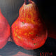 Original art for sale at UGallery.com | Red Pears by Art Tatin | $375 | oil painting | 8' h x 10' w | thumbnail 4