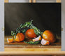 Original art for sale at UGallery.com | Satsuma Mandarines by Art Tatin | $375 | oil painting | 8' h x 10' w | thumbnail 3