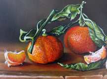 Original art for sale at UGallery.com | Satsuma Mandarines by Art Tatin | $375 | oil painting | 8' h x 10' w | thumbnail 4