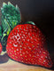 Original art for sale at UGallery.com | Two Strawberries by Art Tatin | $325 | oil painting | 6' h x 8' w | thumbnail 4