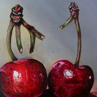 Original art for sale at UGallery.com | White Cherries by Art Tatin | $325 | oil painting | 6' h x 8' w | photo 4