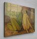 Original art for sale at UGallery.com | Artist and Model by Glenn Quist | $1,900 | acrylic painting | 30' h x 40' w | thumbnail 2