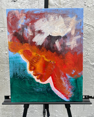Original art for sale at UGallery.com | Empower by Asha Hanna | $550 | acrylic painting | 20.12' h x 15.87' w | photo 3