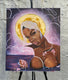 Original art for sale at UGallery.com | Queen by Asha Hanna | $1,200 | acrylic painting | 29.12' h x 25.12' w | thumbnail 3