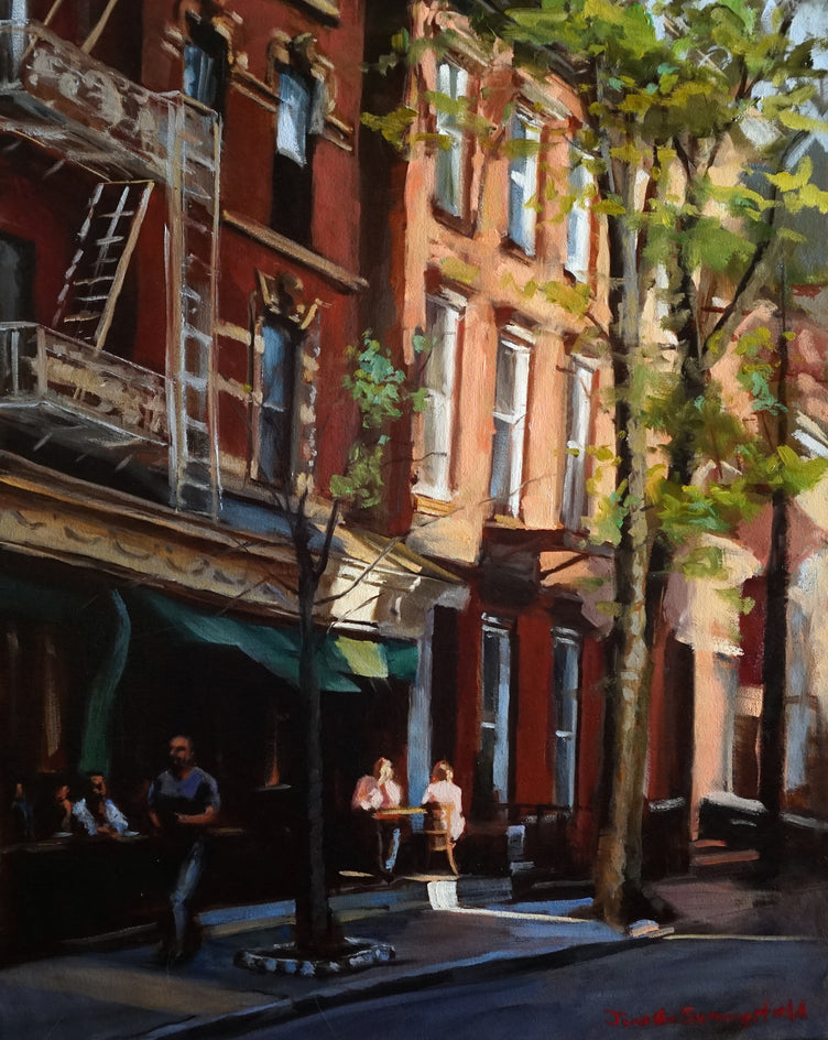 A Street in Greenwich Village by Jonelle Summerfield |  Artwork Main Image 