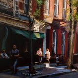 Original art for sale at UGallery.com | A Street in Greenwich Village by Jonelle Summerfield | $775 | oil painting | 20' h x 16' w | thumbnail 3