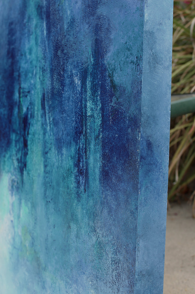 A Timeless Placeless Space by Karen Hansen |  Side View of Artwork 