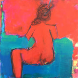 Original art for sale at UGallery.com | Attachment by Robin Okun | $800 | acrylic painting | 20' h x 20' w | thumbnail 1