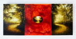 Original art for sale at UGallery.com | At the Center of the Forest by Candice Eisenfeld | $4,800 | acrylic painting | 24' h x 52' w | thumbnail 3