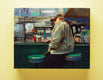 Original art for sale at UGallery.com | At the Counter by Onelio Marrero | $500 | oil painting | 8' h x 10' w | thumbnail 3