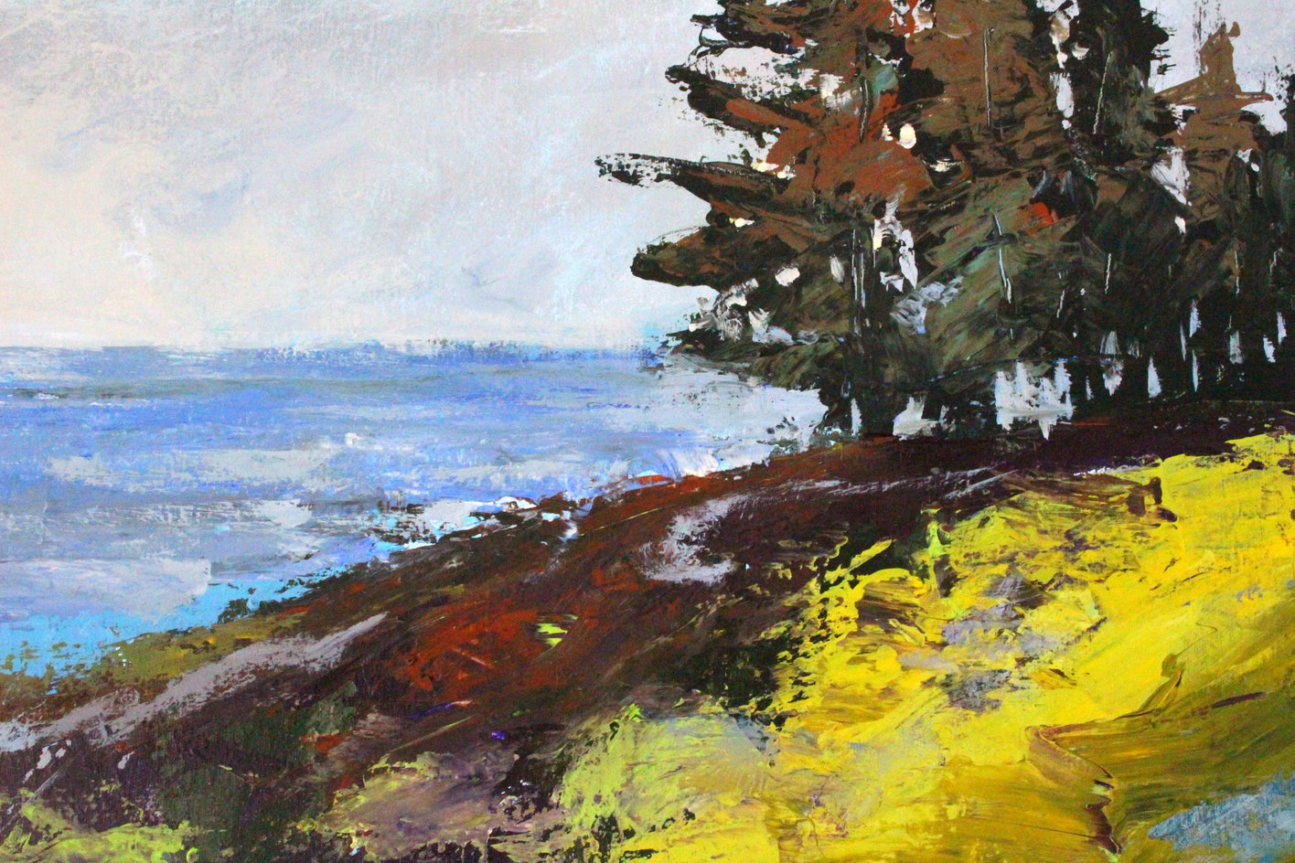 Juan de Fuca by Nancy Merkle |  Closeup View of Artwork 