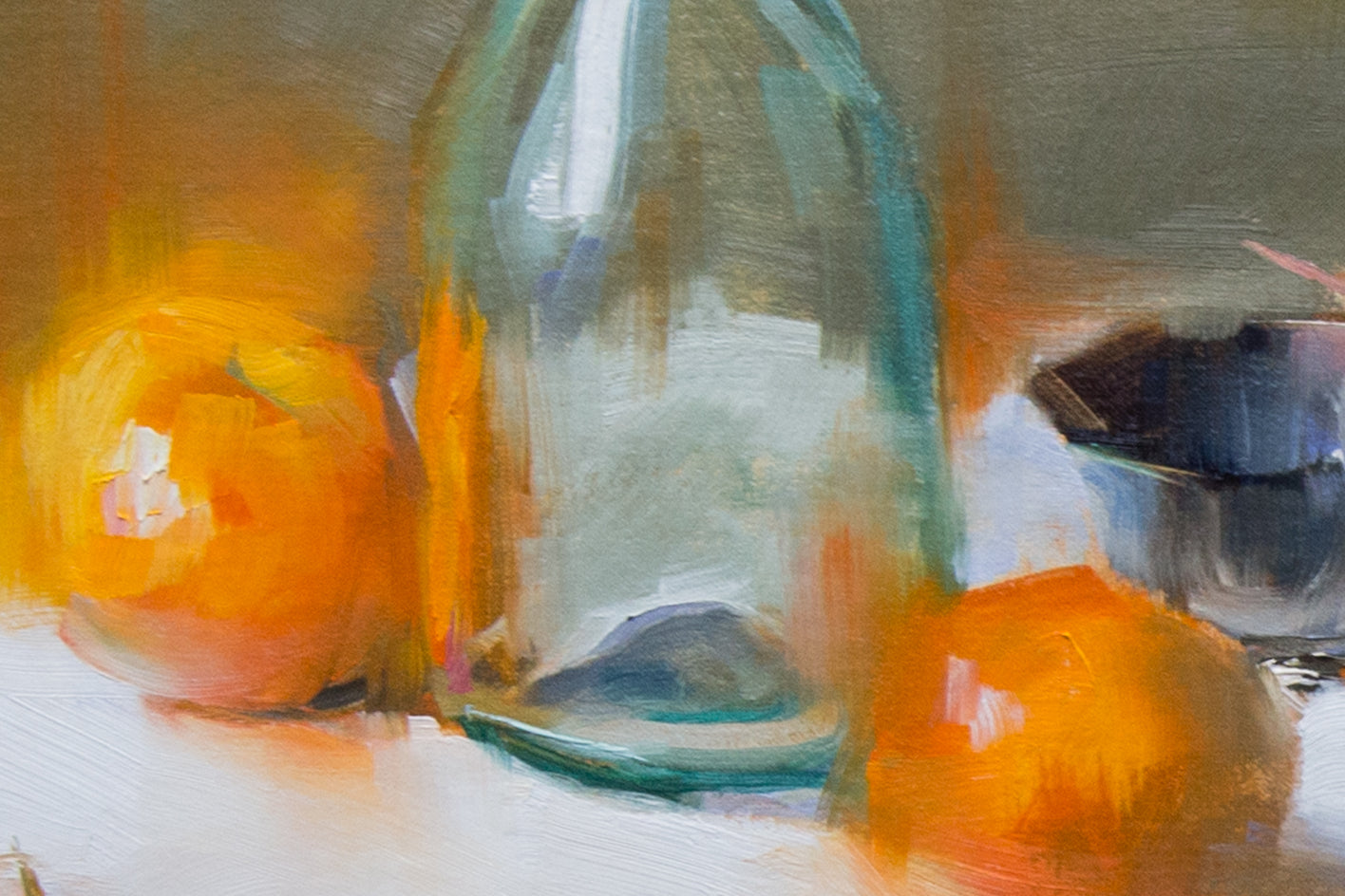 Aura of Orange by Pamela Blaies |  Closeup View of Artwork 