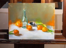 Original art for sale at UGallery.com | Aura of Orange by Pamela Blaies | $1,800 | oil painting | 16' h x 20' w | thumbnail 3