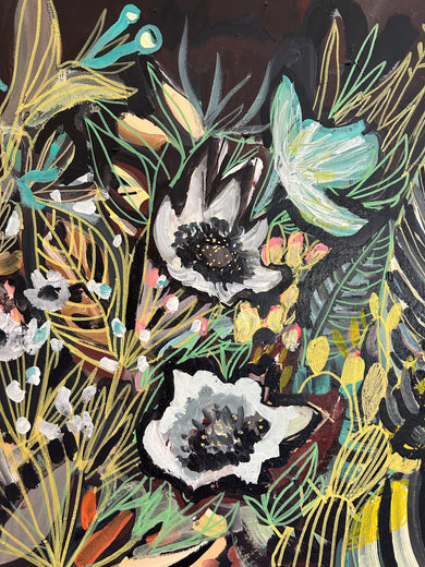 Nocturnal by Autumn Rose |   Closeup View of Artwork 