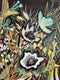 Original art for sale at UGallery.com | Nocturnal by Autumn Rose | $1,700 | acrylic painting | 24' h x 36' w | thumbnail 4