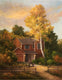 Original art for sale at UGallery.com | Autumn Evening by Nikolay Rizhankov | $725 | oil painting | 14' h x 11' w | thumbnail 1