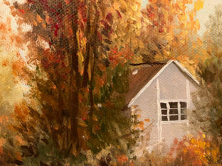 Original art for sale at UGallery.com | Autumn Day by Nikolay Rizhankov | $375 | oil painting | 10' h x 8' w | photo 4