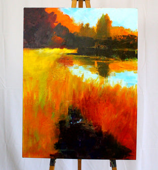 Autumn Marsh by Nancy Merkle |  Context View of Artwork 