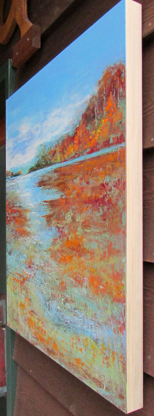 Original art for sale at UGallery.com | Autumn Opus by Valerie Berkely | $975 | oil painting | 30' h x 24' w | photo 2