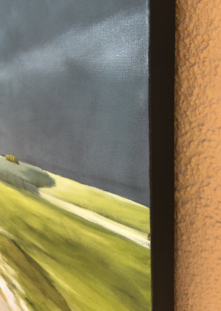 Avebury Henge by Mandy Main |  Side View of Artwork 
