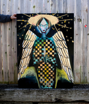 Vibrant and Checkered by Scott Dykema |  Context View of Artwork 