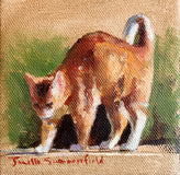 Original art for sale at UGallery.com | A Walk in the Garden by Jonelle Summerfield | $75 | oil painting | 4' h x 4' w | thumbnail 1