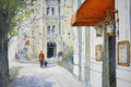 Original art for sale at UGallery.com | A Walk with a Friend by Judy Mudd | $700 | watercolor painting | 14' h x 11' w | thumbnail 4