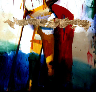 Original art for sale at UGallery.com | A Young King by Scott Dykema | $8,075 | mixed media artwork | 72' h x 48' w | photo 2