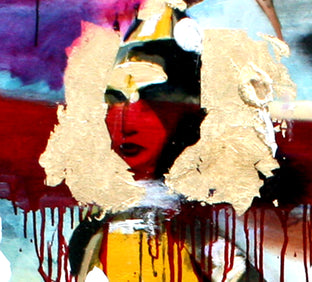 Original art for sale at UGallery.com | A Young King by Scott Dykema | $8,075 | mixed media artwork | 72' h x 48' w | photo 3