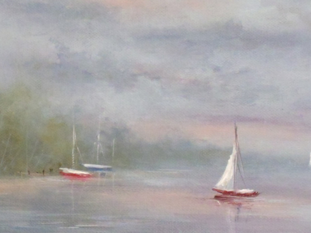 Before the Tempest by Gail Greene |  Closeup View of Artwork 