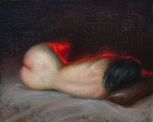 Original art for sale at UGallery.com | Backlit by McGarren Flack | $2,200 | oil painting | 16' h x 20' w | photo 1