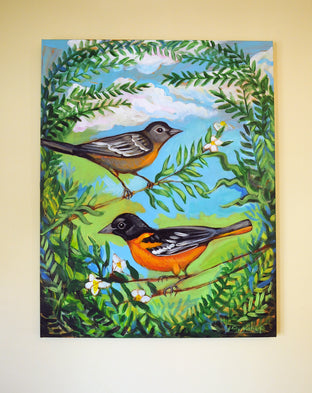 Baltimore Orioles by Kira Yustak |  Context View of Artwork 