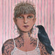 Original art for sale at UGallery.com | Secrets to Tell by Johansen Newman | $950 | acrylic painting | 13' h x 13' w | thumbnail 1