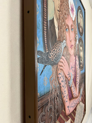 The Coming Storm of Words by Johansen Newman |  Side View of Artwork 