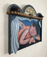 Original art for sale at UGallery.com | The Too Long Nap by Johansen Newman | $4,350 | mixed media artwork | 28' h x 31' w | thumbnail 2