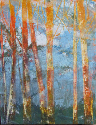 Original art for sale at UGallery.com | Bare Trees 1 by Valerie Berkely | $325 | oil painting | 14' h x 11' w | photo 1
