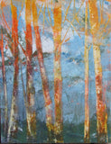 Original art for sale at UGallery.com | Bare Trees 1 by Valerie Berkely | $325 | oil painting | 14' h x 11' w | thumbnail 1